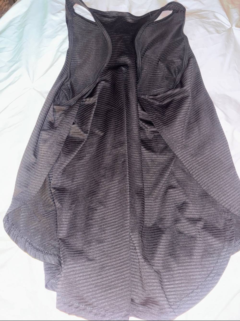 Avia Black Textured Racerback Tank - Picture 4 of 5